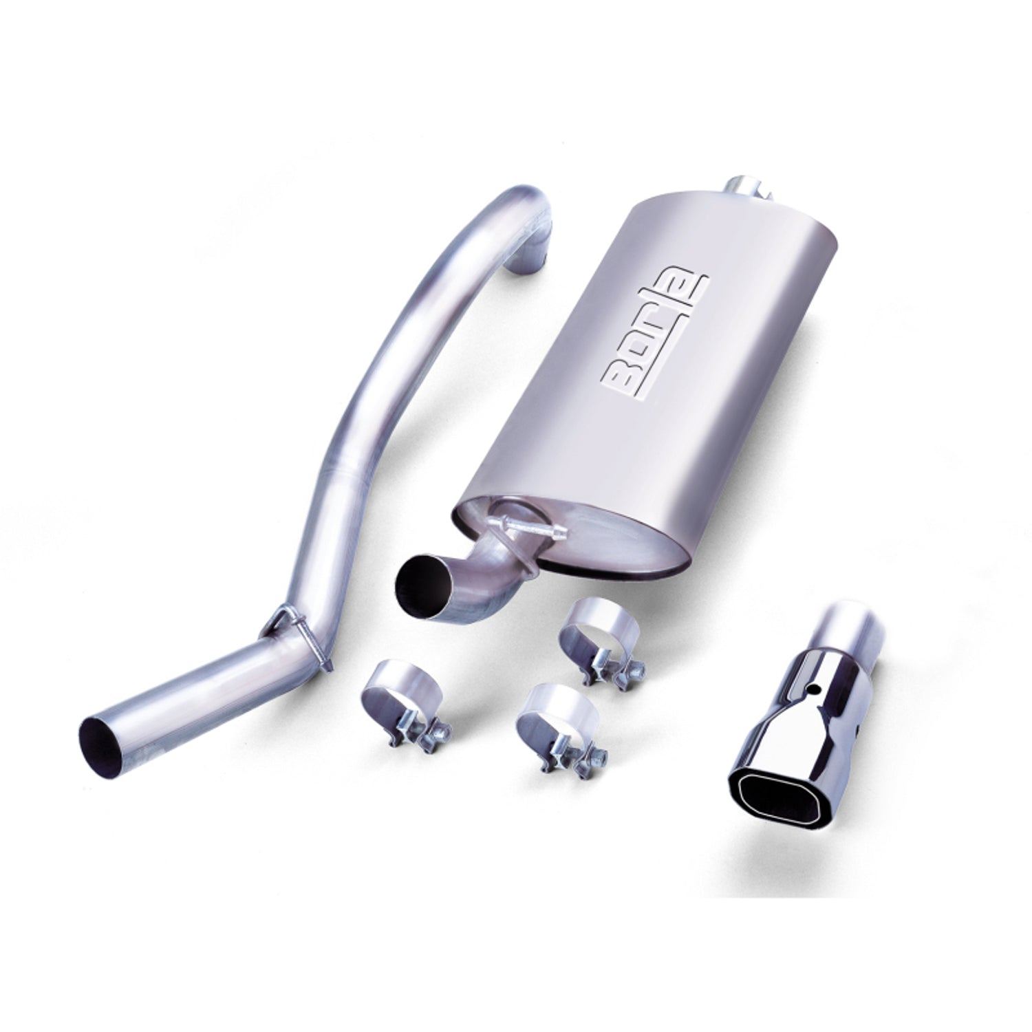 Touring Cat-Back Exhaust System <br> 97-99 Jeep TJ L