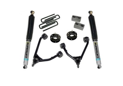 Suspension Lift Kit 3.5 in. with Bilstein Rear Shocks <br> Fit 07-16 Silverado / Sierra 2WD