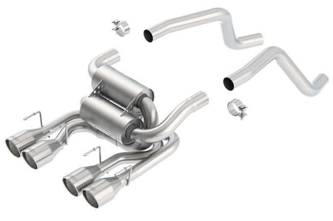 S-Type Axle-Back Exhaust System <br> 06-07 Chevy Corvette Base 6L V8