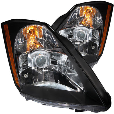 Black Crystal Headlights <br> 03-05 Nissan 350Z