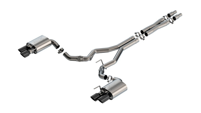ATAK Cat-Back Exhaust System <br> 2024 Ford Mustang GT With Active Exhaust
