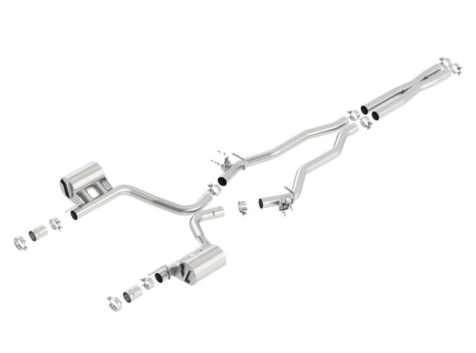 ATAK Cat-Back Exhaust System <br> 15-23 Dodge Charger 6.4L V8 With MDS