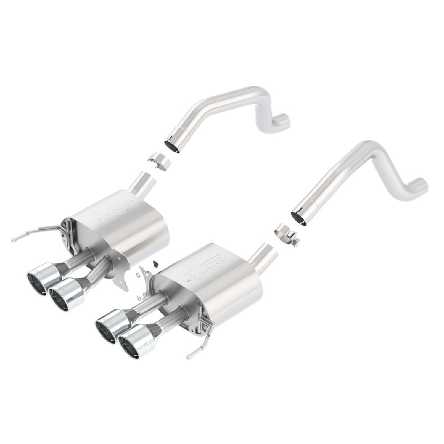 S-Type Axle-Back Exhaust System <br> 15-18 Chevy Corvette Z06 17-18 Grand Sport