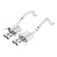 S-Type Axle-Back Exhaust System <br> 15-18 Chevy Corvette Z06 17-18 Grand Sport
