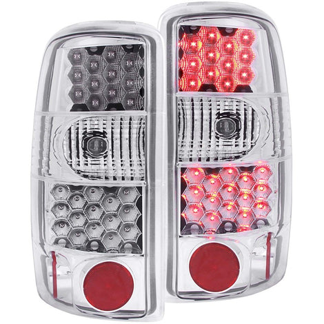 Chrome LED Taillights <br> 00-06 Chevy Suburban, GMC Yukon