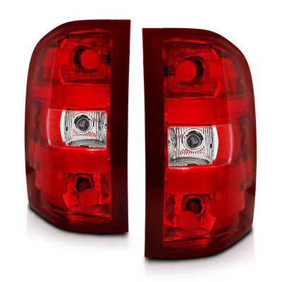 Red/Clear Lens Taillight <br> 07-13 Chevy Silverado 1500