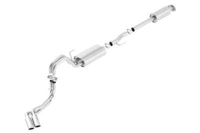 Touring Cat-Back Exhaust System <br> 15-20 Ford F-150 EXCEPT Raptor models