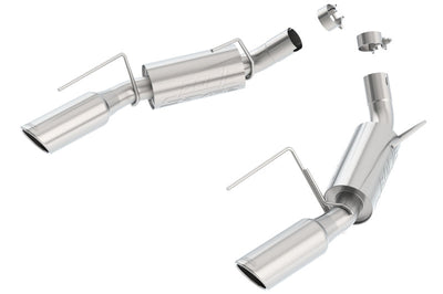 S-Type Axle-Back Exhaust System <br> 05-09 Mustang GT 07-09 Shelby GT500 08-09 GT500KR