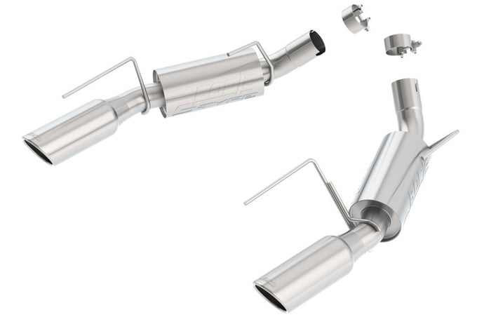 S-Type Axle-Back Exhaust System <br> 05-09 Mustang GT 07-09 Shelby GT500 08-09 GT500KR