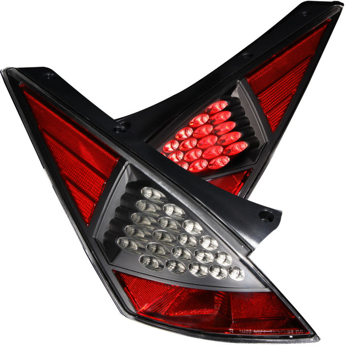 Black LED Taillights <br> 03-05 Nissan 350Z