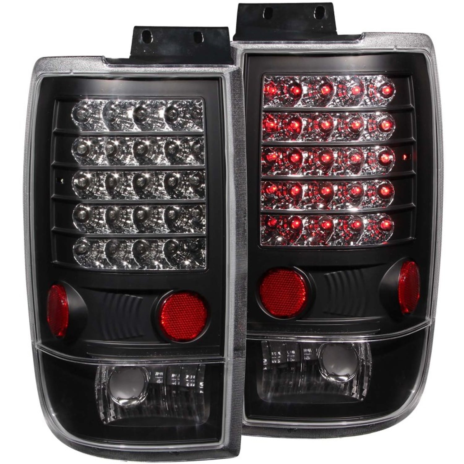 Black LED Taillights <br> 97-02 Ford Expedition