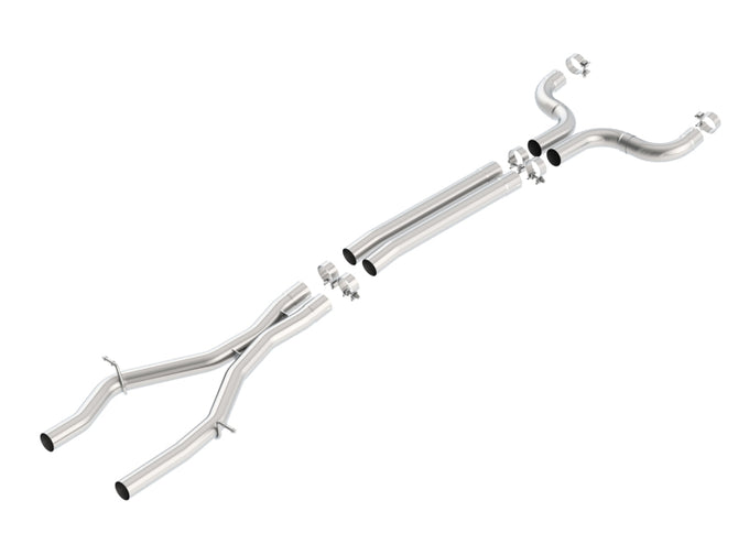 X-Pipe With Mid-Pipes Connection Pipes <br> 16-23 Chevy Camaro SS 6.2L V8 Coupe