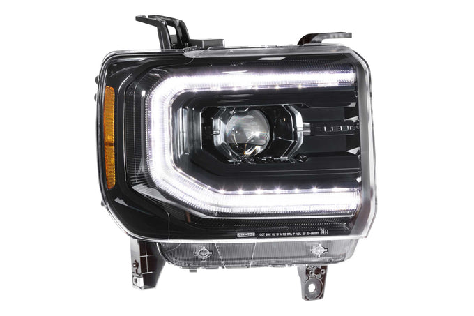 XB LED Headlights (Pair/ASM) <br>14-18 GMC Sierra 1500