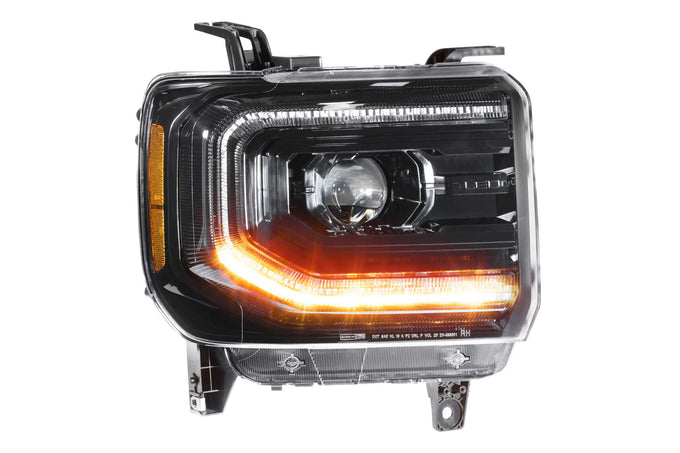XB LED Headlights (Pair/ASM) <br>14-18 GMC Sierra 1500