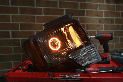 Smoke Rings: 80mm (Pivot/Set) <br> Only Fit LED Halos: 80mm Pivot, Halo 7mm wide