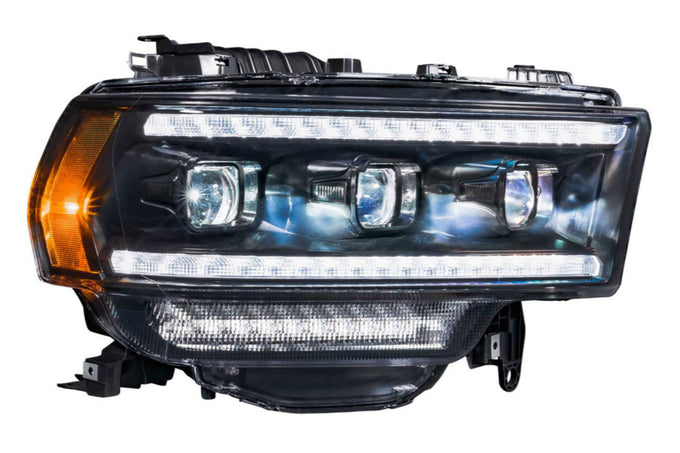 XB LED Headlights (Pair/ASM) <br>19-24 Dodge Ram HD