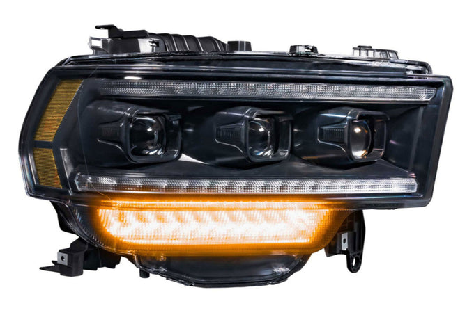 XB LED Headlights (Pair/ASM) <br>19-24 Dodge Ram HD