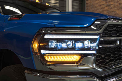 XB LED Headlights (Pair/ASM) <br>19-24 Dodge Ram HD