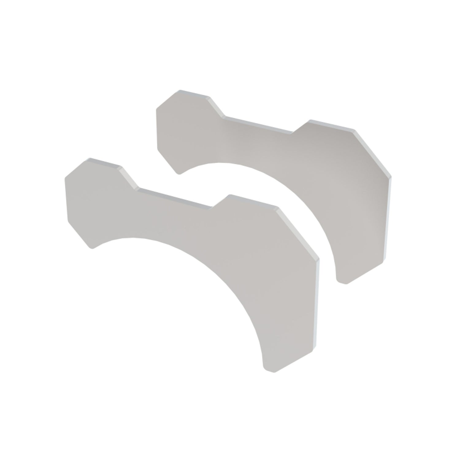 2.25in T-304 Stainless Tube Bracket Kit <br> Universal Fit