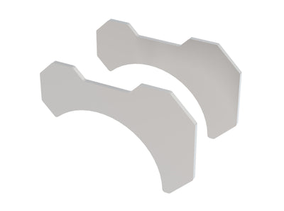 2.25in T-304 Stainless Tube Bracket Kit <br> Universal Fit
