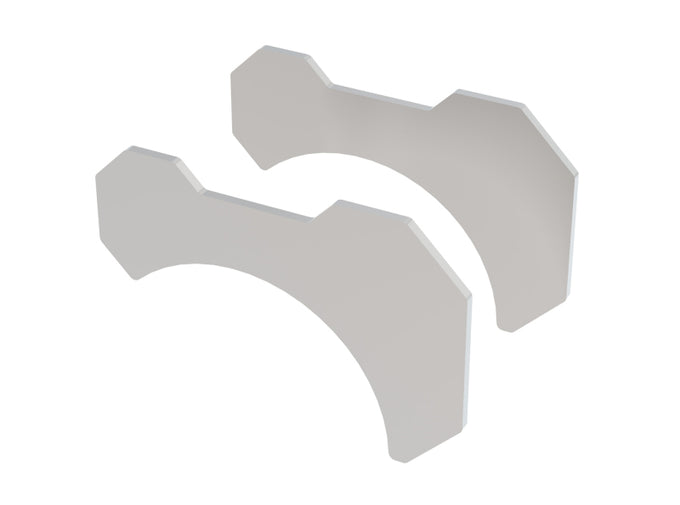 2.25in T-304 Stainless Tube Bracket Kit <br> Universal Fit