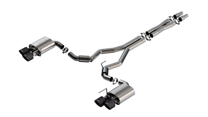 S-Type Cat-Back Exhaust System <br> 2024 Ford Mustang Dark Horse With Active Exhaust