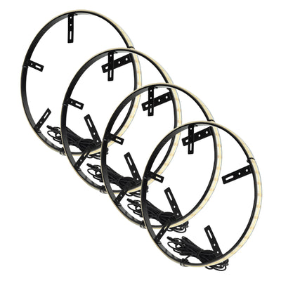 16.5 in. PLASMA White LED Wheel Rings <br> Universal