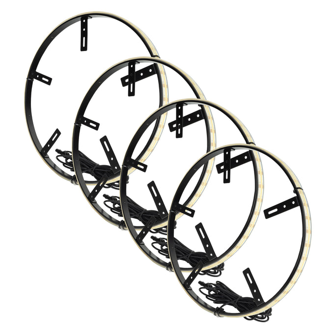 16.5 in. PLASMA White LED Wheel Rings <br> Universal