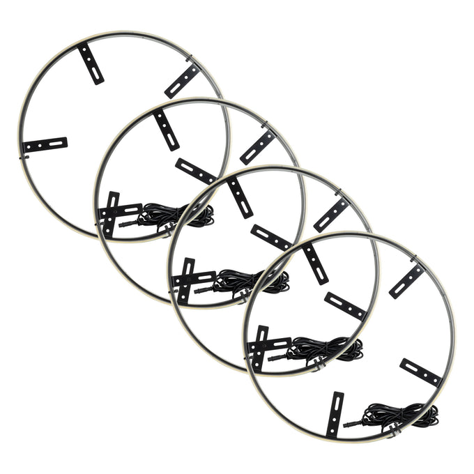 16.5 in. PLASMA White LED Wheel Rings <br> Universal