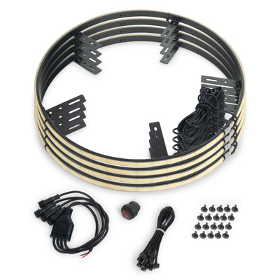 16.5 in. PLASMA White LED Wheel Rings <br> Universal