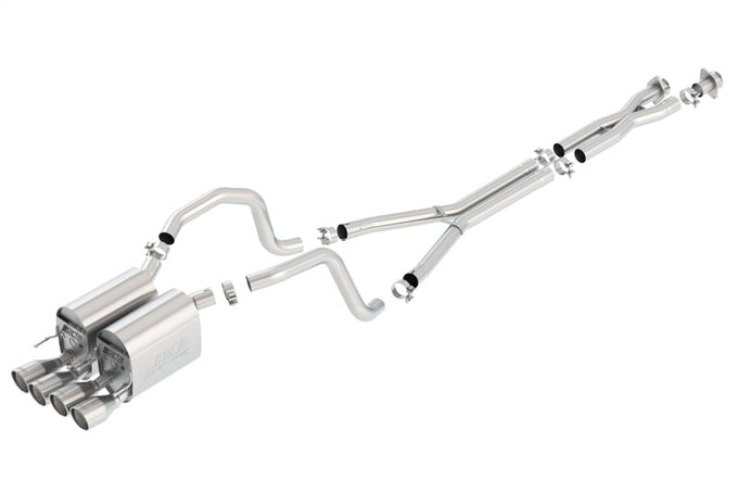 S-Type ll Cat-Back Exhaust System <br> 06-07 Chevy Corvette Base 6L V8