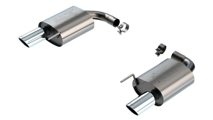 ATAK Axle-Back Exhaust System <br> 2024 Ford Mustang GT Without Active Exhaust