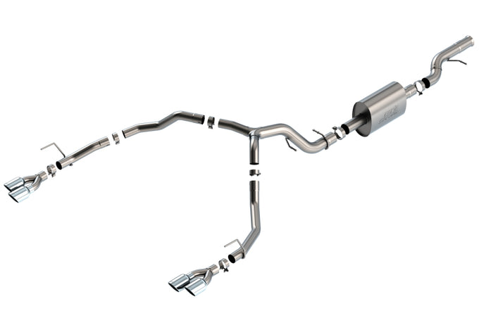 S-Type Cat-Back Exhaust System <br> 21-24 Chevy Tahoe Premier/ High Country/ Z71/ RST