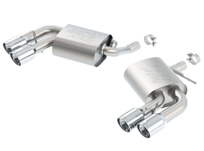 ATAK Axle-Back Exhaust System <br> 16-23 Chevy Camaro LT 3.6L V6