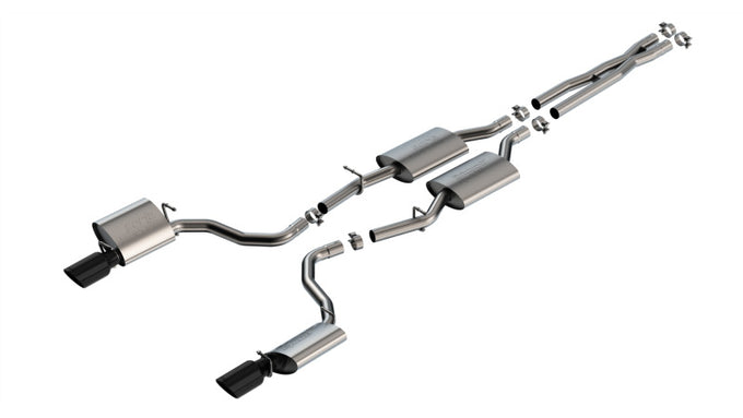 S-Type Cat-Back Exhaust System <br> 19-23 Dodge Charger 3.6L V6