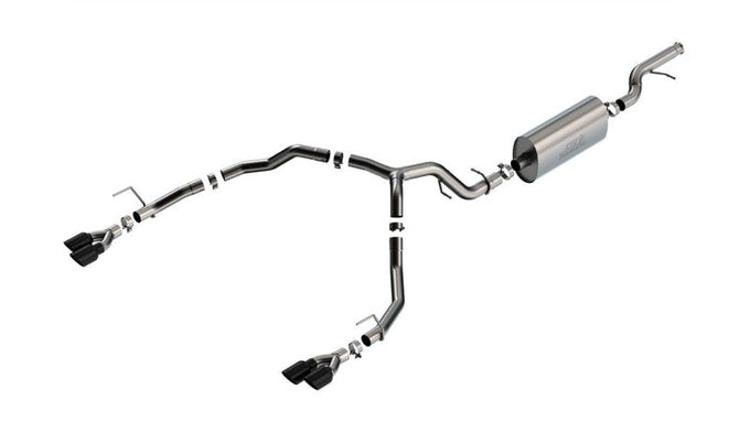 Touring Cat-Back Exhaust System <br> 21-24 Chevy Tahoe Premier 5.3L V8