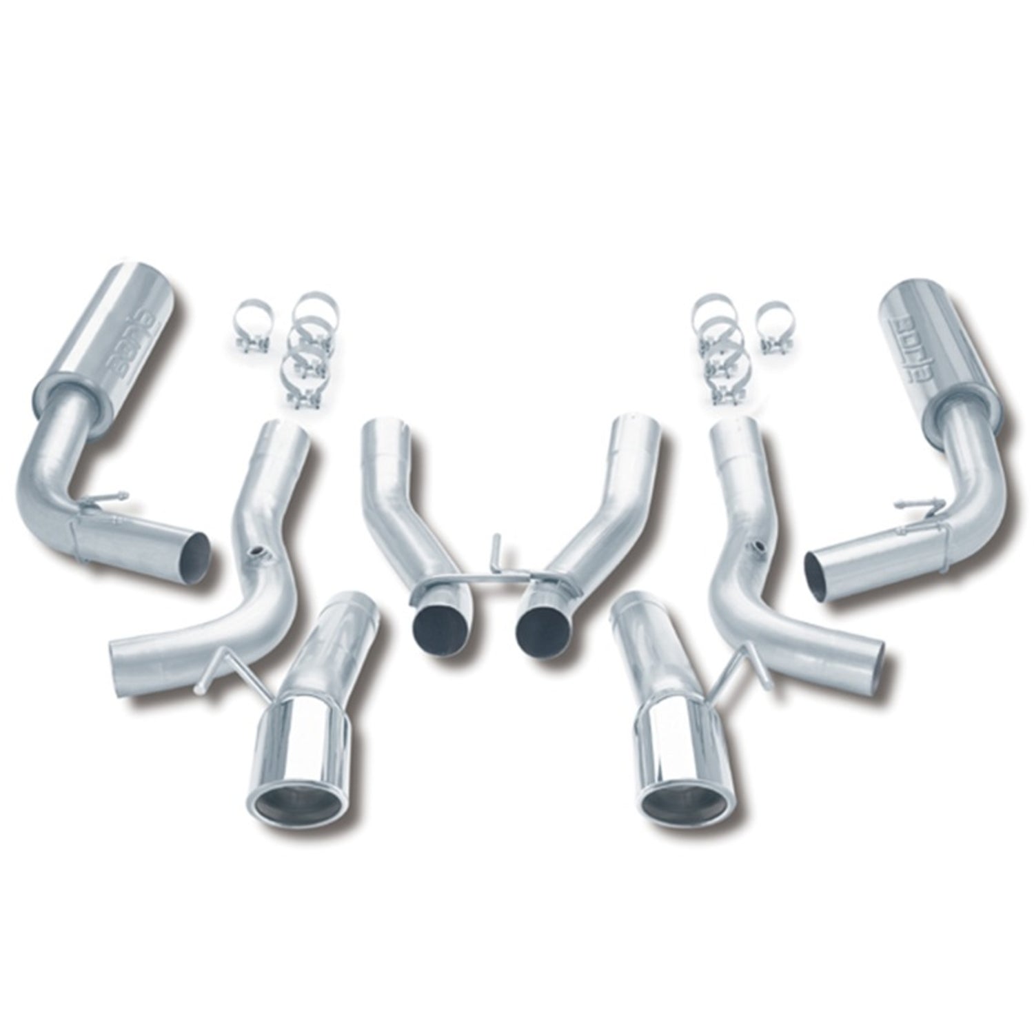 S-Type Cat-Back Exhaust System <br> 1996,00-02 Dodge Viper 8L V10