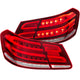 Red/Clear LED Taillights <br> 10-13 Mercedes Benz E Class W212