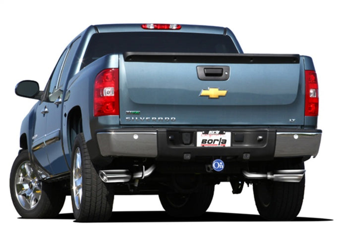 Touring Cat-Back Exhaust System <br> 09-10 Chevy Silverado 1500 Crew/Extended Cab