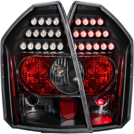 Black LED Taillights <br> 05-07 Chrysler 300C