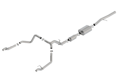 S-Type Cat-Back Exhaust System <br> 19-23 Chevrolet Silverado GMC Sierra 1500