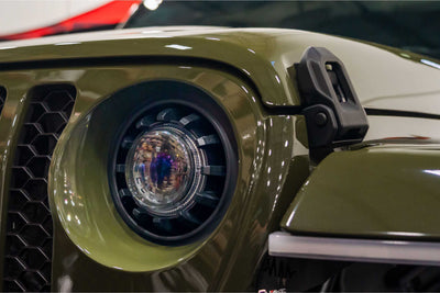 Pair Super7 Headlights <br> 18-24 Jeep Gladiator Wrangler