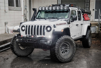 Pair Super7 Headlights <br> 18-24 Jeep Gladiator Wrangler