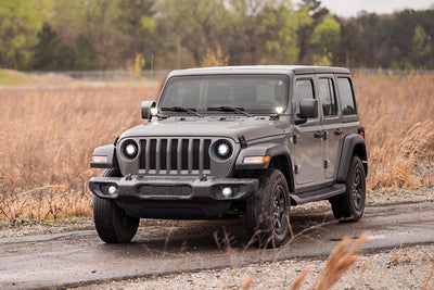 Pair Super7 Headlights <br> 18-24 Jeep Gladiator Wrangler