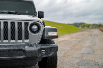 Pair Super7 Headlights <br> 18-24 Jeep Gladiator Wrangler