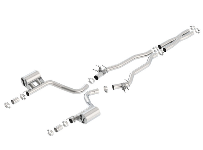 ATAK Cat-Back Exhaust System <br> 15-23 Dodge Challenger 6.2L V8 With MDS