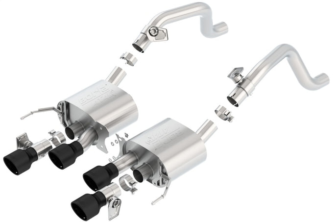 ATAK Axle-Back Exhaust System <br> 15-19 Chevy Corvette Z06 17-19 Grand Sport