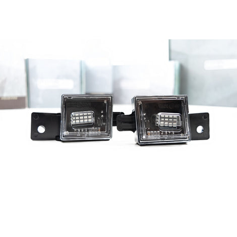 XB License Plate Lights (Pair) <br>14-20 Chevy, GMC,  Silverado/Sierra 1500/HD