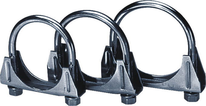 2.5in Stainless Saddle Clamps <br> Universal Fit
