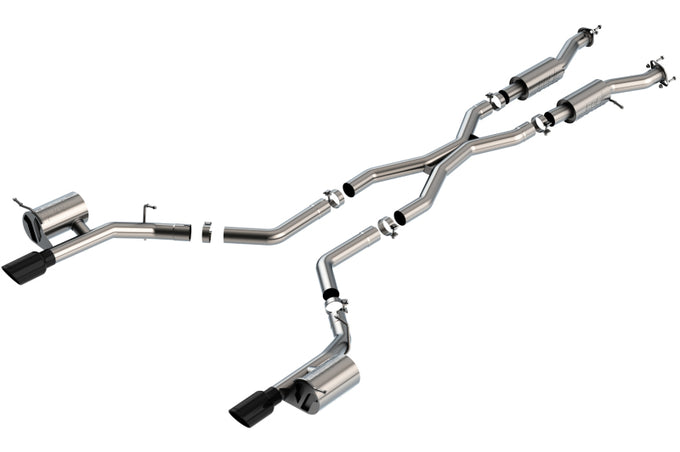 S-Type Cat-Back Exhaust System <br> 2021,2023 2024 Dodge Durango 6.2L V8